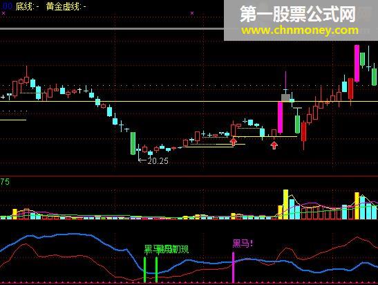 嘿马出现（指标 副图 通达信 贴图）