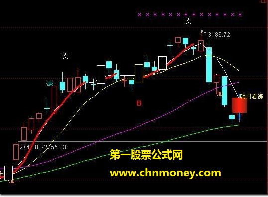 预测明日走势主图（源码 贴图）