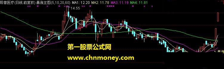 暴涨主图，信号少，比较准（主图 源码 贴图 ）