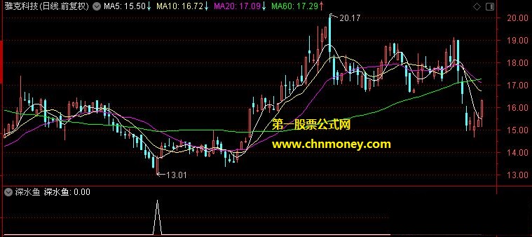 深水鱼副图及选股