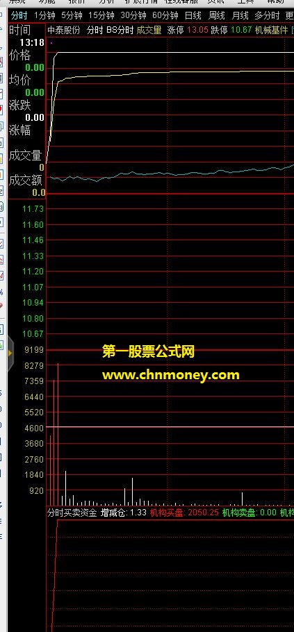 分时资金监控分时指标