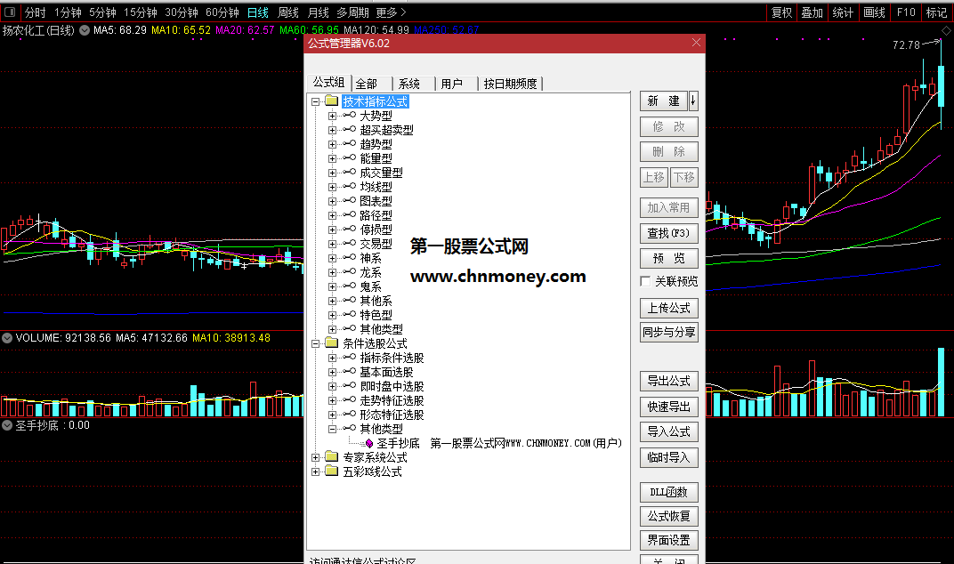 通达信开始控盘圣手抄底副图附实际截图指标