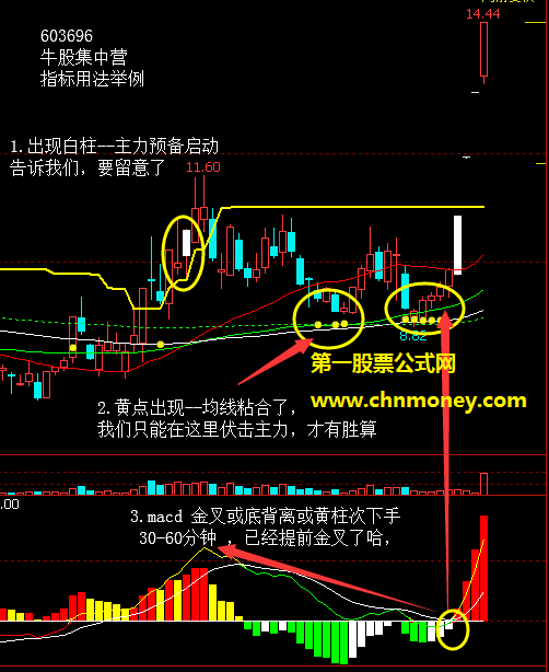 nxz-macd指标（副图 通达信 贴图）来自大师的干货:牛股集中营指标无加密源码+战法图解以及macd实战优化