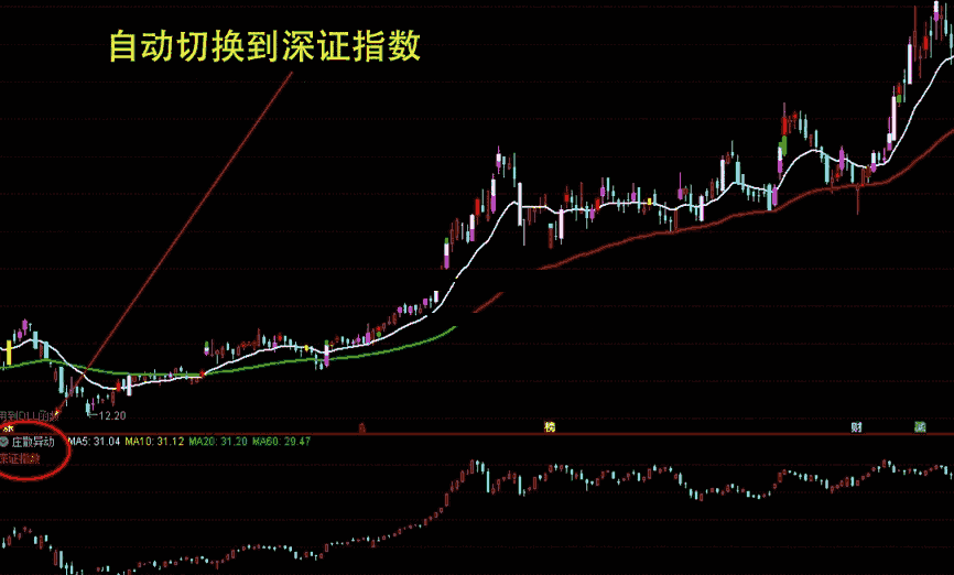 庄散异动指标（幅图 通达信 贴图）盯筹码特集中逆市股，让你选中强股跟强庄