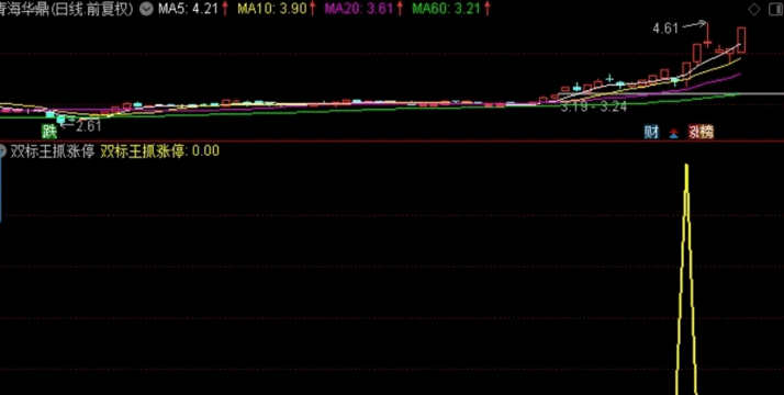 【原创】双标王抓大牛优化版，双标王抓涨停选股器（通达信 截图 加密 源码）无未来