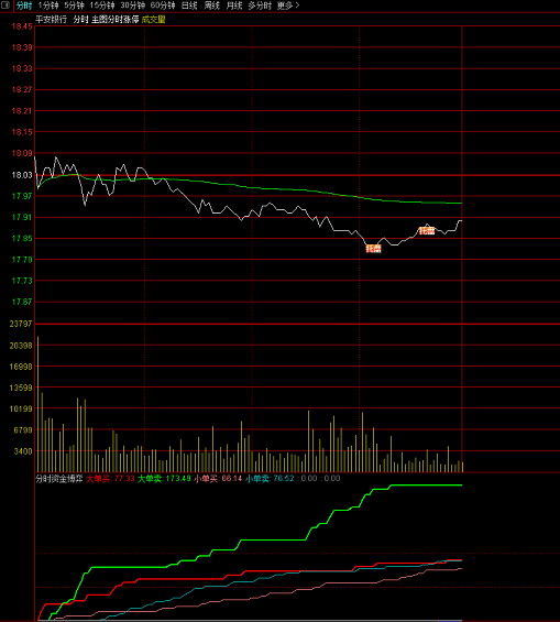 ★非精品不发★【分时资金博弈】分时副图指标，大单买多必涨，大单卖多必跌，涨跌一目了然！