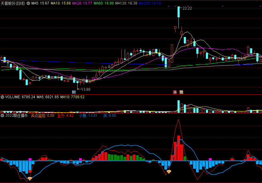 【2022跟庄擒牛】金钻指标，知底而进，跟庄抓涨！