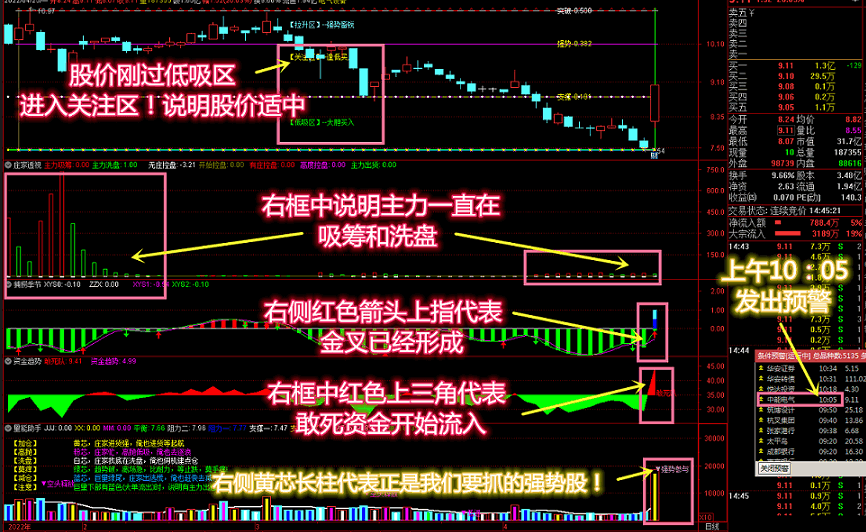 【强势参与预警】辅助【量能助手】实时预警，出预警高涨停次日高连板，实时秒擒妖股！