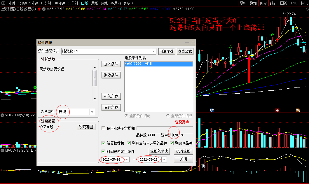 【强势股999】副图/选股指标 在月图周图趋势向上的个股中千里挑一 通达信 贴图