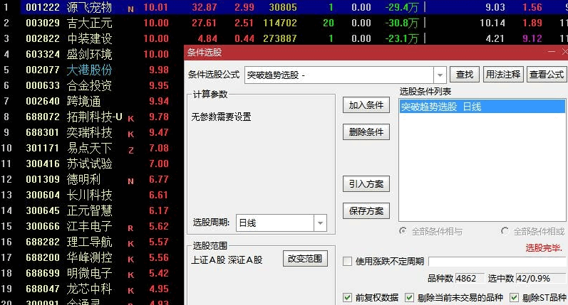 〖一招鲜吃破天〗副图/选股指标 结合市场热点 出信号买入 剩下交给市场 通达信 源码