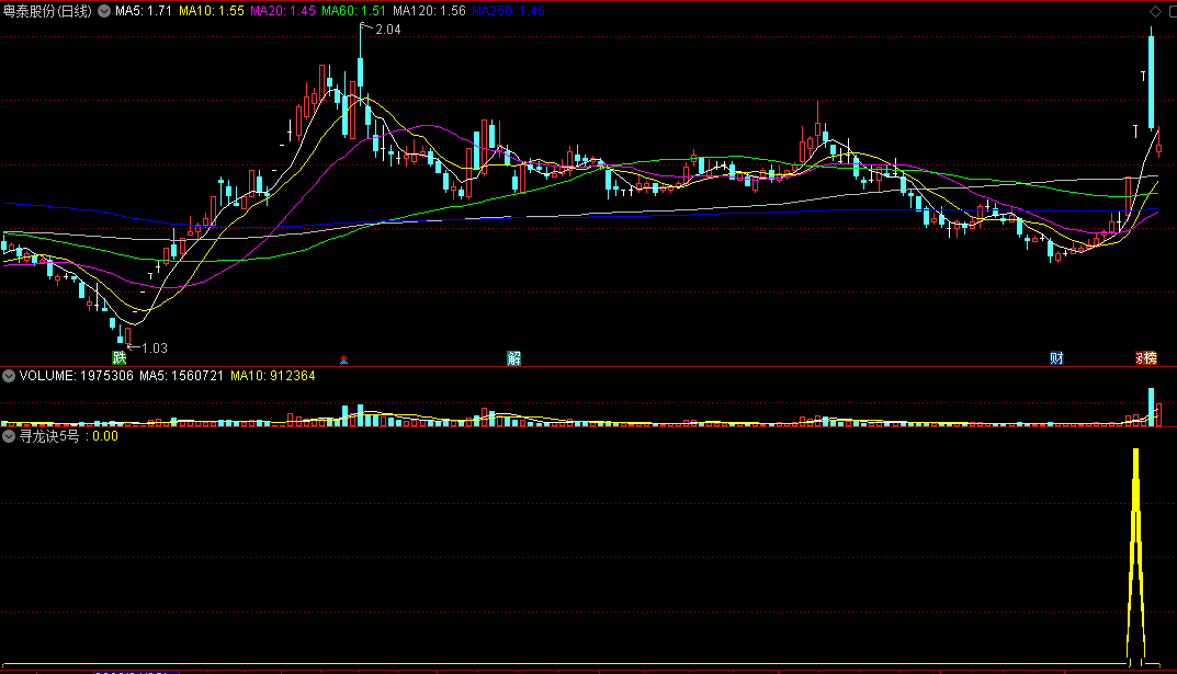 〖寻龙诀5号〗副图/选股指标 应股友需要发布 共振信号 寻龙抓妖 通达信 源码