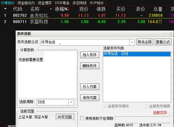 〖终寻仙〗副图/选股指标 十全共振 竞价选股 12月胜率58 需要的拿 通达信 源码