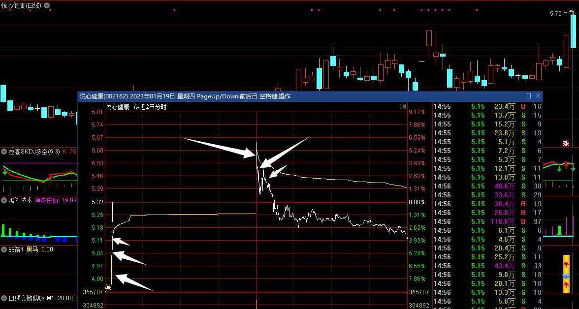 〖双箭战法〗副图/选股指标 黑马拉升技术 主力疯狂买入 筹码拉高绝技 通达信 源码