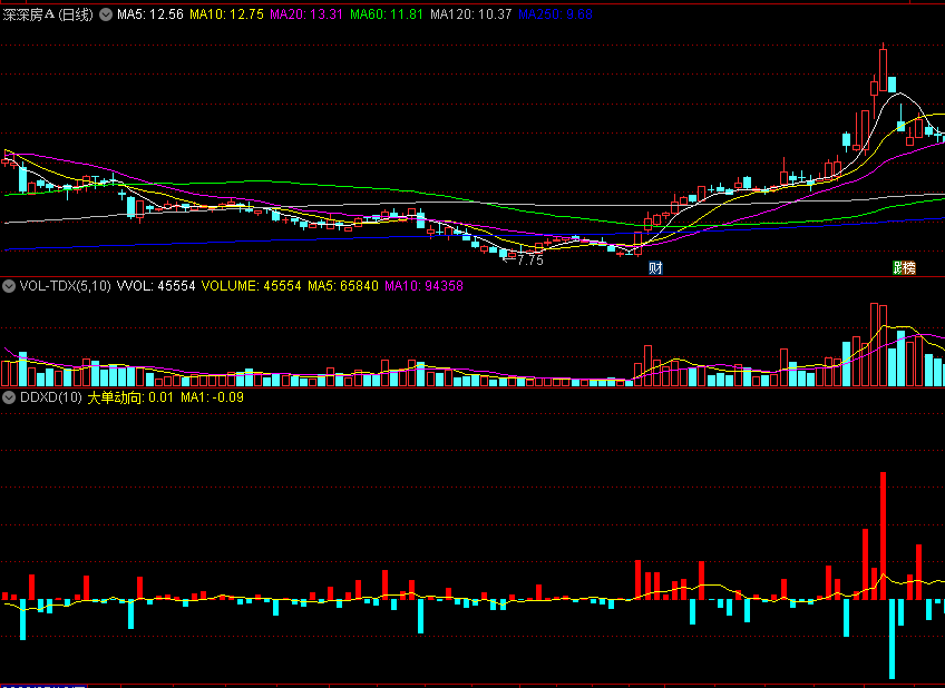 〖DDXD大单动向〗副图指标 经典指标 买量+卖量 大单动向 通达信 源码