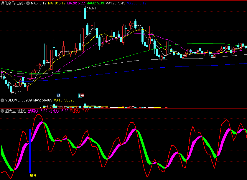 〖超大主力建仓〗副图指标 打板妖股 博弈暴利拉升 通达信 源码