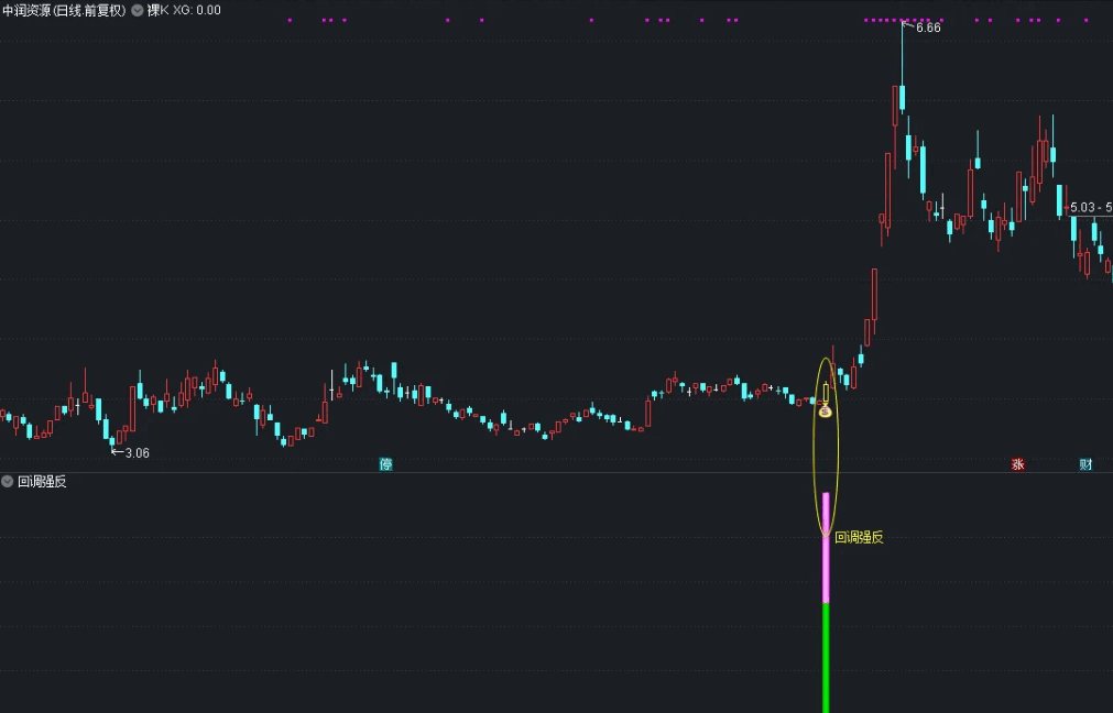 〖回调强反〗副图/选股指标 回调结束 强力反弹预警 通达信 源码