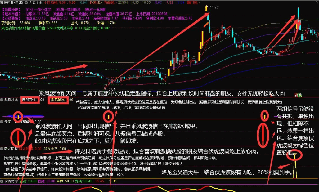 〖胜庄王牌组合〗主图/副图/选股指标 股市赢家一套有效的致富吃肉策略 共振选股胜率高达98% 通达信 源码