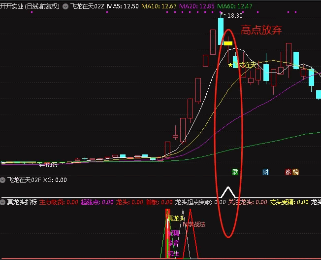 不一样的〖飞龙在天〗主图/副图/选股指标 在股市中猛龙出击的实战利器 无未来 通达信 源码