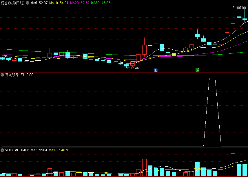 〖真龙现身〗副图/选股指标 2个点以上预警 无未来 源码分享 通达信 源码