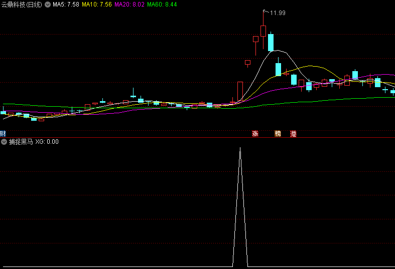 〖捕捉黑马涨停量化大模型〗副图/选股指标 黑马封板势如虹 捕捉骑乘笑相迎 通达信 源码