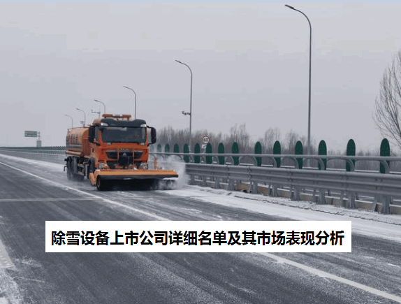 除雪设备上市公司详细名单及其市场表现分析