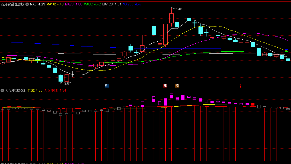 〖大盘中线起爆〗副图指标 某软价值不菲的副图之一 相似度99% 通达信 源码