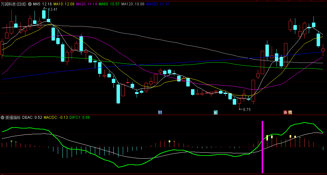 精品〖抓强指标〗副图/选股指标 出现紫柱就要关注 可能开始主升浪 通达信 源码