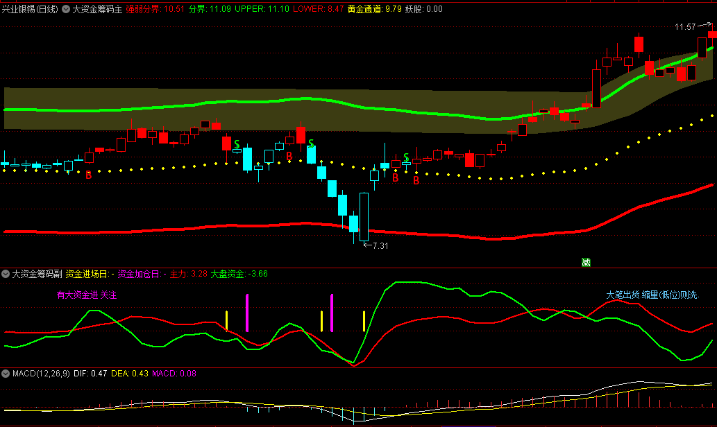 大资金筹码主图/副图/选股指标，洞察主力动向，一旦妖股起飞信号出现，主力资金介入前兆，可果断进场或加仓！