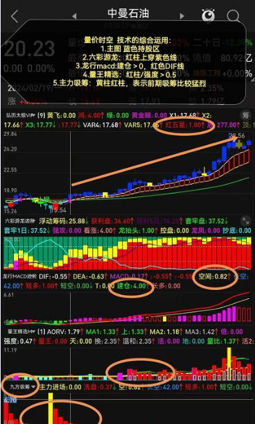 〖龙行MACD+量王精选〗副图指标 龙行趋势线细节版 手机电脑均适用 通达信 源码