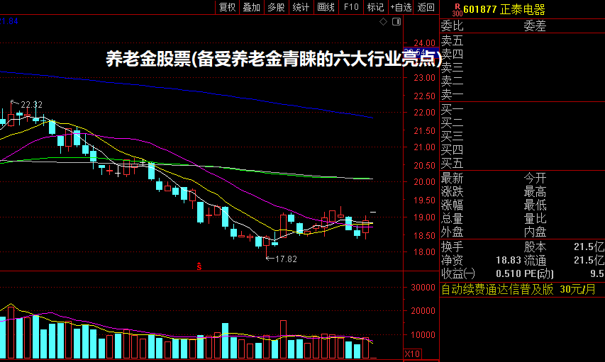 养老金股票(备受养老金青睐的六大行业亮点）