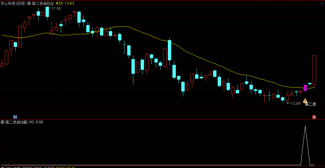 珍藏战法之【第二波启动】主图/副图/选股指标，第一波行情分歧，酝酿了第二波右侧启动共识！思路详细解释！