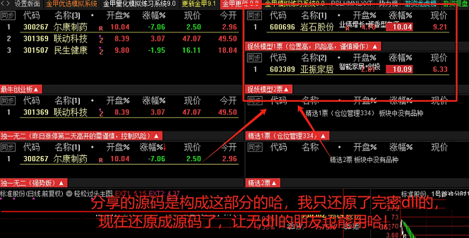 金钻【金甲9.9全套无dll】竞价选股副图指标，如雷贯耳，目前最热的万人迷万人恨的软件！