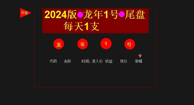 J钻 叶梵辰四合一【七宝妙树】【灯塔竞价】【资金金1号】【龙年1号】四套指标