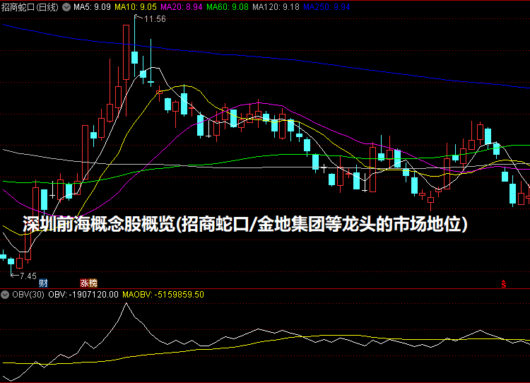 深圳前海概念股概览(招商蛇口/金地集团等龙头的市场地位）