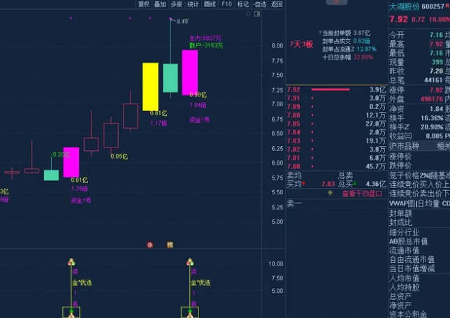 金钻【2024资金1号】主图/副图/选股指标，原创精品，每天盘中主选1支无忧版，基于K线追踪主散因果！