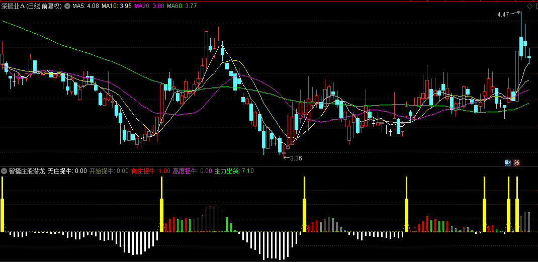 【智擒庄股潜龙】副图+选股指标，锁定强势庄家，潜行擒牛直击反弹先锋！