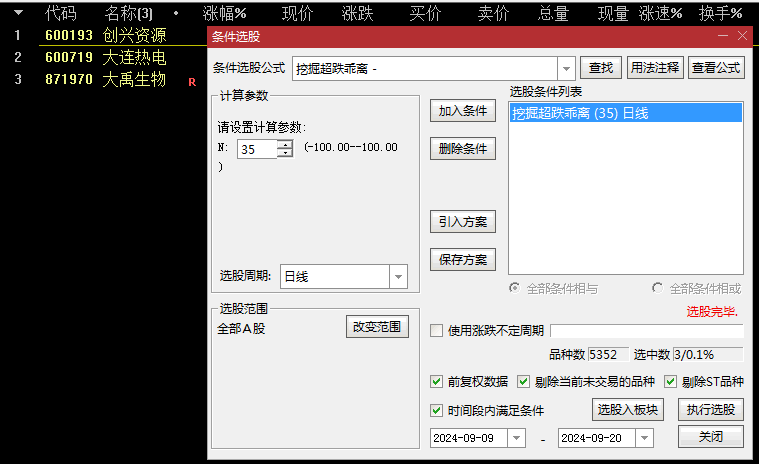 今选【挖掘超跌乖离机遇】副图与选股指标，解锁超跌战法，在弱势行情中寻求反转机遇！