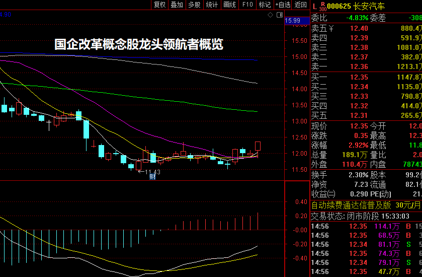 国企改革概念股龙头领航者概览