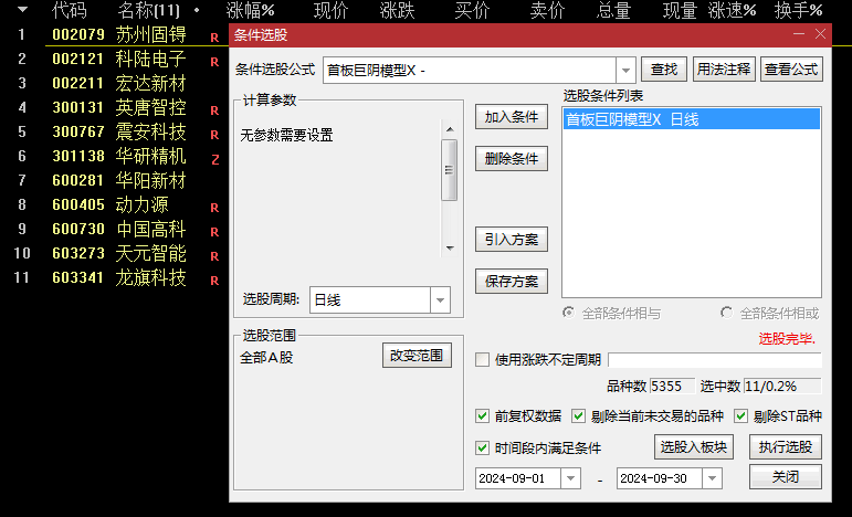 通达信精选【首板巨阴模型】主图/副图/选股指标，突破擒妖股，红色箭头引领入场良机