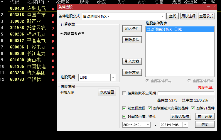 【自动顶底分析器】副图/选股指标，自动且准确地确定短期支撑位与阻力位，全方位助力精准交易！