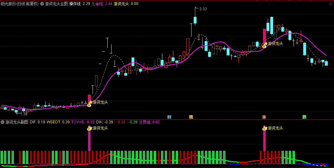 今选【游资龙头】主图/副图/选股指标，游资资金流向一目了然，精准把握持仓时机！