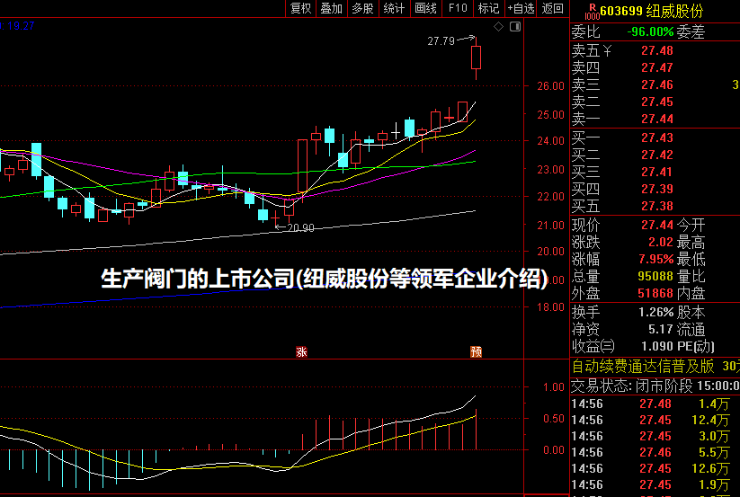 生产阀门的上市公司(纽威股份等领军企业介绍)